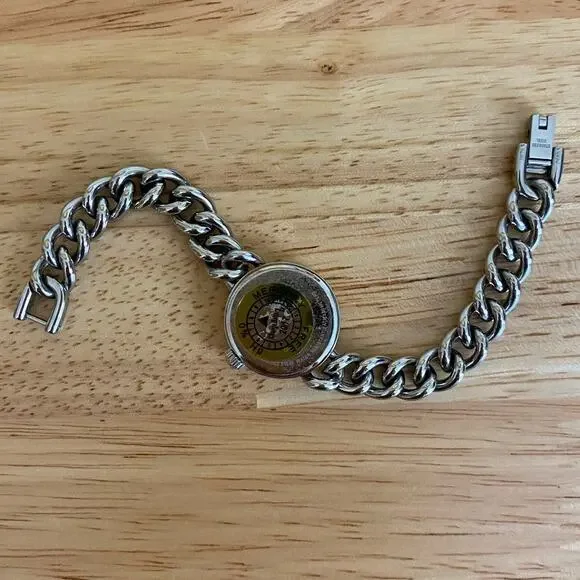 Coach Silver Stainless Steel Link Chain Watch Bracelet - Picture 8 of 11